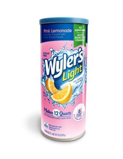 Container of Jel Sert's Wyler's Light Lemonade 